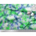 thumbnail image 2 of Soimoi Green polyester Crepe Fabric Rays Tie-Dye Fabric Prints By Yard 42 Inch Wide, 2 of 3