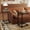 Dark Brown, variant on Skandiquip 24 Inch C Shaped End Table, Side Table for Sofa Couch Bed, Metal Frame Ideal for Living Room Bedroom, Dark Brown