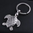 thumbnail image 2 of Creative Silver Metal Turtle KeyRings Key Chain Decor Pen Ha Charm S8 Hot K6 L4 D9H7, 2 of 9
