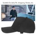 thumbnail image 4 of Sombrero Seguro Y Transpirable, Gorra Segura Contra Golpes Resistencia Al Impacto Hebilla Ajustable Carcasa Interior De ABS Tela De Algodón Negra Para La Vida Diaria Trabajo, 4 of 7