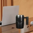 thumbnail image 2 of Automatic Stirring Coffee Cup Rechargeable Stainless Steel Self Stirring Mug with Lid Capacity 380ml for Effortless Beverage Preparation, 2 of 8