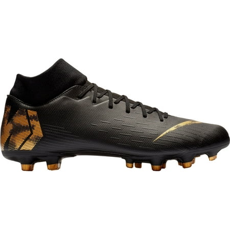 Nike Mercurial Superfly 6 Academy FG Soccer Cleats, Black/Gold,
