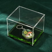 Uxcell Acrylic Clear Display Case Box Dustproof Protection Showcase Cube Collectibles Show Box 7.9x5.9x5.9inch