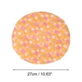 thumbnail image 2 of Unique Bargains 1 Pc Ditsy Floral Double Layer Shower Cap for Bathroom Yellow PE Polyester, 2 of 6