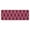 Burgundy Geometric Quatrefoil, variant on Brown Boho Plant Pattern Kitchen Rug Mat,Kitchen Runner Rugs Non Skid Washable,Decorative Kitchen Floor Mats for Kitchen,Sink,Laundry,17"x47.2"