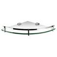 thumbnail image 4 of Mount-It! Corner Glass Shelf with Chrome Rail | 22 LB Capacity, 4 of 5