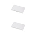 thumbnail image 3 of Matsuzay Estuche protector de tarjeta de memoria digital portátil Tarjetas de nombre de negocios Soporte de caja de aluminio Accesorios de Plata 2piezas, 3 of 6