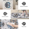 thumbnail image 4 of TECHVIDA Kitchen Rugs 4 Piece Set,Non Slip Machine Washable Kitchen Mats,Boho Vintage Abstract Kitchen Carpet for Farmhouse Living Room Hallway, 4 of 8