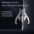 thumbnail image 4 of fastboy Heavy Three-jaw Puller Reversible Multipurpose Removal Tool Gear Pullers Triangles Extractor Replacement Parts, 4 of 6
