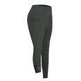 thumbnail image 6 of Cethrio Girls Fleece Lined Leggings, Winter High-waisted Casual Stretchy Thermal Pants Dark Gray Size 5T, 6 of 8