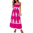 thumbnail image 1 of Vestido PRETTYGARDEN de verano con tirantes finos y estampado floral XXL, 1 of 8