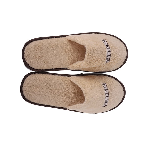 Qarigey 1 par de zapatillas de terciopelo EVA zapatillas cálidas hombre zapatos antideslizantes Hotel Calzado