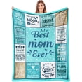 thumbnail image 1 of LHSHID Gifts for Mom Mom Gifts Birthday Gifts for Mom Mom Birthday Gifts Mom Gift from Daughter Son New Mom Gifts Best Mom Ever Gifts Idea Mom Gifts for Christmas Mothers Day Blanket 40"x50", 1 of 6