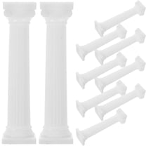 Small Roman Column HINTRMENT 12Pcs White Decorative Roman Columns for Entry Way and Micro ...