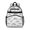 White Dinosaurs Skeletons Pattern, variant on White Dinosaurs Skeletons Pattern Cute School Backpack Bag for School with Padded Back and Adjustable Shoulder Straps 15.25"x11.5"x5.25"