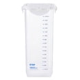 thumbnail image 1 of Toystoory Contenedor de almacenamiento de cereales de cocina con báscula, recipiente de plástico transparente para alimentos, lata de frutos Organizadores de utensilios de cocina Claro SG, 1 of 6