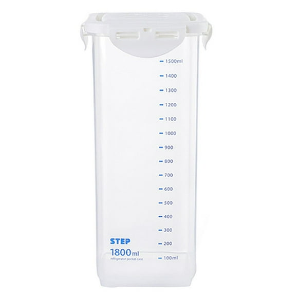 Advancent Contenedor de almacenamiento de alimentos, refrigerador de cereales de cocina de plástico, caja de fideos, tanque de almacenamiento Organizadores de utensilios de cocina Claro SG