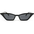 thumbnail image 3 of FEISEDY Small Cat Eye Sunglasses Vintage Square Shade Women Eyewear B2291, 3 of 8