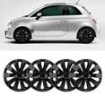 thumbnail image 1 of Wheel Hub Cap, Wheel Rim Cap Full Protection Snap On  for Most Cars Truck SUV Black,Silver Black, 1 of 7