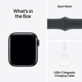 thumbnail image 4 of Apple Watch SE (2nd Gen) [GPS + Cellular] Smartwatch with 40mm Midnight Aluminum Case with Midnight Sport Band - S/M. Fitness & Sleep Tracker, Crash Detection, Heart Rate Monitor, 4 of 9