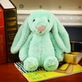thumbnail image 4 of Conejo de peluche de orejas largas, lindo conejo grande jugando con un muñeco de conejo suave y lindo, durmiendo con un conejo grande junto a la cama., 4 of 5