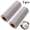 thumbnail image 2 of Coofit 2 Rolls Cleaning Towel Disposable Dish Towel Dish Cloth Household Cleaning Cloth, 2 of 10