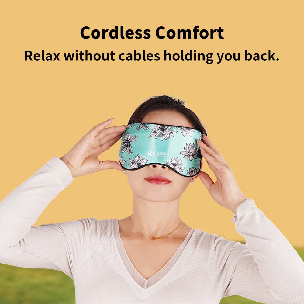 Silk Massage Heating Eye Mask Vibration