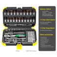 thumbnail image 3 of 53Pcs 1/4 Inches Ratcheting Sockets Wrenches Extension Bar Set for Automotive Repairs and Home Projects, 3 of 8
