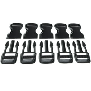 Baitoo Quick Side Release Buckles,1 1/2 Inch Dual Adjustable Plastic Buckle  Clips For Webbing Strap