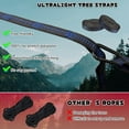 thumbnail image 3 of DZORUN Hammock Straps Heavy Duty Tree Swing Straps with 2 Carabiners Essential Hammock Accessories Camping Hammock Tree Straps, 3 of 7