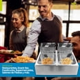 thumbnail image 5 of Freidora Eléctrica Onof de 12L, Acero Inoxidable, Profesional para Restaurantes o Comercios, Ajuste de Temperatura, 5 of 5