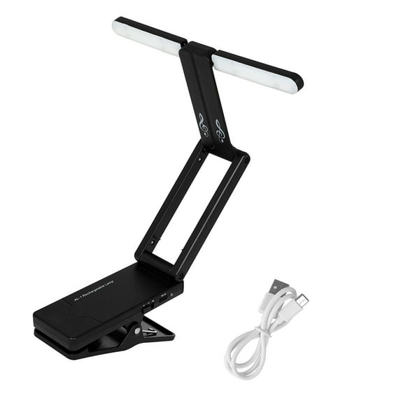 LED Music Stand Light Rechargeable Music Stand Lamp Folding Clip on Piano Lights Musical Instrument Accessories