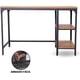 thumbnail image 5 of Escritorio Simple para computadora de oficina en casa con estante de almacenamiento FRATELLO MUEBLES, 5 of 8