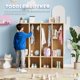 thumbnail image 5 of QinaQin Locker escolar de 4 secciones con 4 cubbies y 8 ganchos, organizador para guardería, kinder, aula o cuarto infantil, 5 of 8