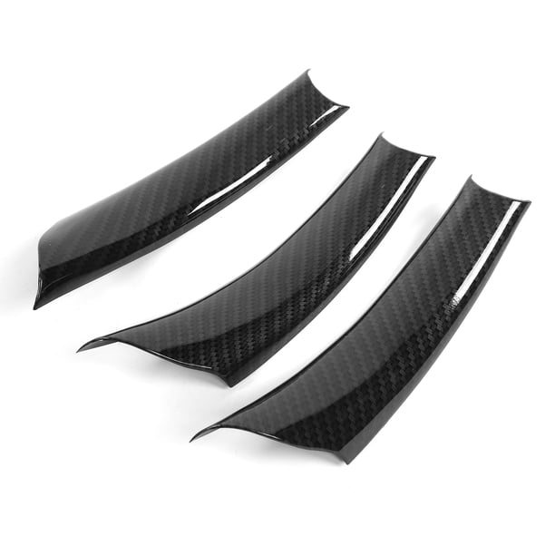 Cubierta de manija de puerta estilo fibra de carbono, 3 piezas Tirador de puerta de coche Cubierta de manija de puerta de coche Embellecedor de cubierta de tirador de puerta Eficiencia maximizada