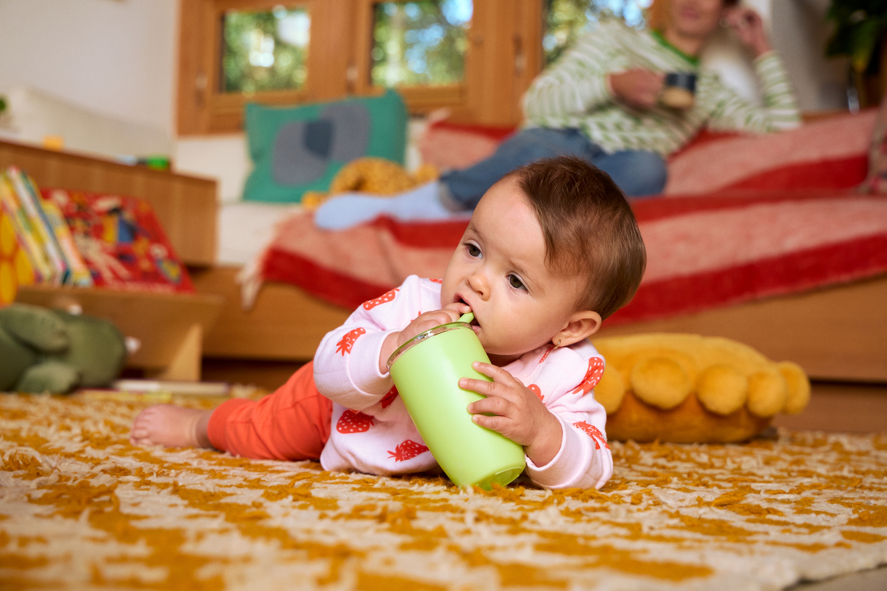 Munchkin Simple Clean Straw Tumbler Sippy Cup, 10 oz, Green photo 5