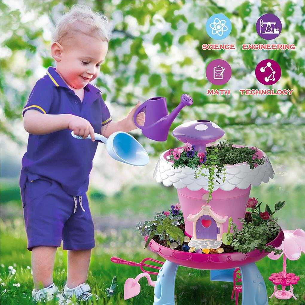 Petit Jardinier Enfant Kit De Jardinage Enfant 23 Pièces - Outils, Gants, Arrosoir Et Tablier Pour Initier Les Petits Au Jardinage Kit Jardinage Extérieur Enfant