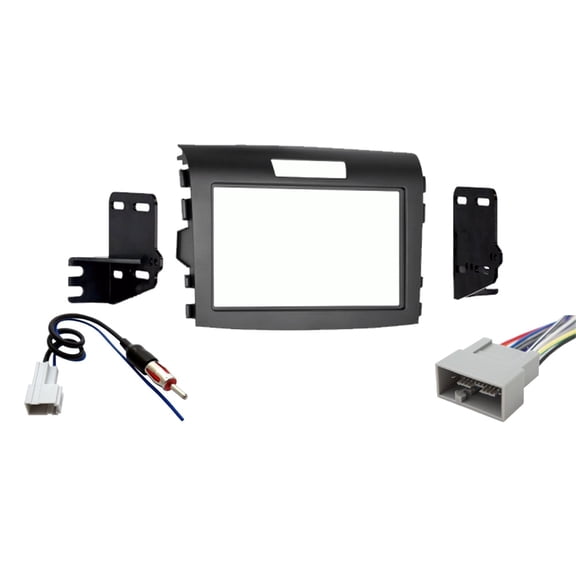Fits Honda CR-V 2015 Metra Double DIN Dash Kit with Harmony Radio Harness