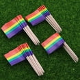 thumbnail image 5 of Clispeed Assorted Color Wooden Toothpicks with Double-Sided Flags for Food, 5 of 5
