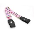 thumbnail image 1 of Sonducket Cinturón sin hebilla Suministros de armario para niños Niñas a cuadros morados y negros Cinturones rosa, cepillo Sonducket AP008680-02, 1 of 5