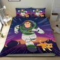 thumbnail image 1 of Buzz Lightyear 2 Themed Bed Sheet Set Three Piece Set 53x79 Inches Comfortable And Skin Friendly Unique Design Creating A Star Studded Night, 1 of 6