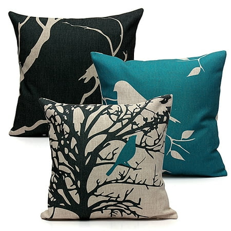 Large Sofa Cushions For Sale Throw Pillow Cushion Cover 18''x18'' Cotton Linen Standard Decorative Pillowcase Pillowslip Pillow Prot ector Case for Sofa Couch Chair Car Seat Today's Special Offer! ()