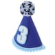 thumbnail image 5 of KAKOWELY Sombrero de cumpleaños para bebé, sombrero de cono para tercer cumpleaños, tocado decorativo para fiesta de cumpleaños, 5 of 5