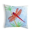 thumbnail image 1 of Betsy Drake KS773 12 x 12 Po Petit Oreiller Sans Corde Libellule Rouge, 1 of 1