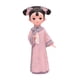 thumbnail image 4 of Estatua de resina para niña, muñeca de escritorio, juguete, vestido Hanfu, figura decorativa en miniatura para Pañuelo de 12 x 8 x 155 cm, 4 of 9