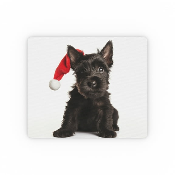 DistinctInk Mouse Pad - 1/4" Foam Rubber - Scottish Terrier Puppy