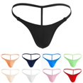 thumbnail image 4 of EchoBliss Hombres Sexy Tanga Bolsa Transparente Mejora Cintura Para Baja Bikini Lencería Ropa Interior, 4 of 11