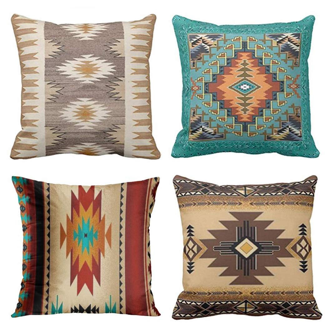 Colorful Kilim Rug Pillow 16x16 Pillow Cover 16x16 Modern Twin Pillow Case Wool Rug Pair of Throw Pillows