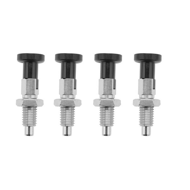 4X M10 Perno de ÉMbolo ÍNdice de Bloqueo Automático de Acero Inoxidable Con Función de Bloqueo Automático para Dividir La Cabeza para Localizar La Ubicación Sofisticada
