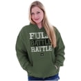thumbnail image 3 of US Army Star Logo Full Battle Rattle Unisex Plus Fleece Graphic Hoodie Brisco Brands 4X, 3 of 5